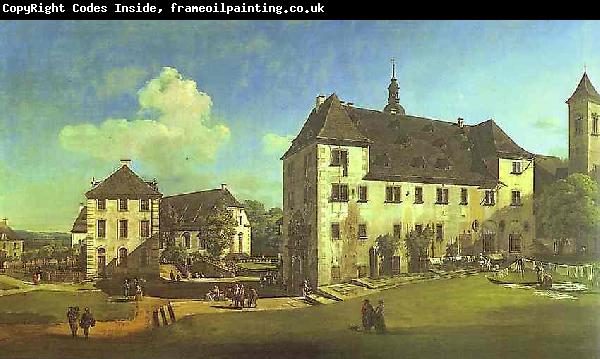 Bernardo Bellotto Courtyard of the Castle at Kaningstein from the South.